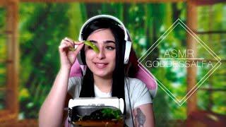 Comiendo EDAMAMES  | ASMR DE COMIDA | GODDESSALFA