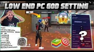 Low End Pc Best Headshot Setting ‍ Bluestacks 5 settings for low end pc