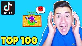 TOP 100 NUOVI MIGLIORI TIKTOK SU BRAWL STARS!!