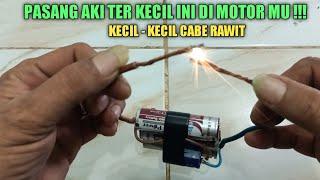 MEMBUAT AKI MOTOR TER KECIL DI DUNIA