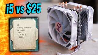 I coupled an i5-13600K with a $25 CPU Cooler...