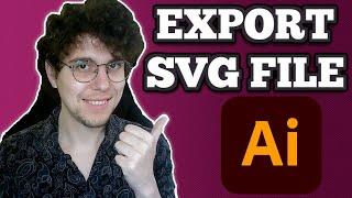 How To Export A SVG File In Adobe Illustrator