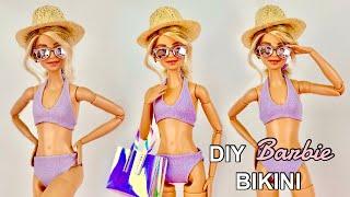 DIY Barbie Doll Bathing Suit - How to Make Barbie Doll Clothes