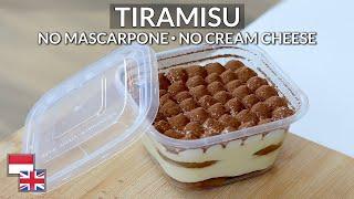 Ekonomis! Resep Tiramisu Kualitas Hotel! [Bahan Lokal, Tanpa Mascarpone & Cream Cheese]