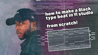 how to make late night rnb | 6lack type beat fl studio tutorial