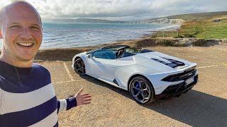 The LAST Proper SUPERCAR?! Exploring Isle of Wight In A HURACAN EVO