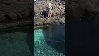 Natural pools of Los Charcones, Canaries, Lanzarote