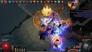 2.3 Path of Exile - Lvl 88 Arc Elementalist : Plateau (T10) map.