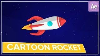 Cartoon Rocket Animation in After Effects Tutorial