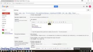 How to Change Gmail Signature | Font Styles | Colors