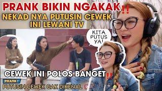 PRANK‼️NGAKAK‼️CEWEK INI POLOS BANGET‼️NEKAD PUTUSIN CEWEK ENGGAK KENAL PART 6 LEWANI TV|REACTION