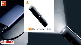 Xiaomi Beebest Flash Light 1000LM Portable Zoomable Multi function EDC Magnetic Tail.