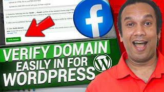 How To Verify Domain in Facebook Business Manager For WordPress | Meta Domain Verification