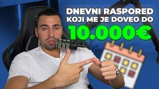 Dnevni Raspored koji me je doveo do 10,000€ mesečno