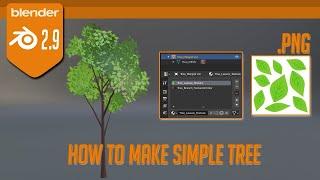 Blender 2.9 - How To Make a Simple Stylized Tree