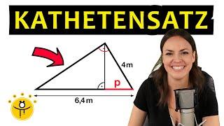 Kathetensatz des Euklid – Dreieck Anwendung