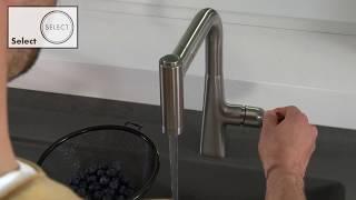 Hansgrohe Metris M71 Einhebel-Küchenmischer 220 mit Ausziehbrause, 2 Strahlarten | SHK Badshop