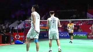 Semi Finals Indonesia open 2024: Man/Tee ( MAS) Vs Gustama/Isfahani ( INA)