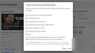 YouTube Studio Beta Tutorial