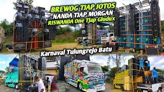 RISWANDA nge gass duluan di samping BREWOG Tjap Jotos & NANDA,,Daftar sound Karnaval Tulungrejo Batu