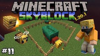 Minecraft Skyblock - Bienen, Schnüffler und Endlich mehr Lava #11