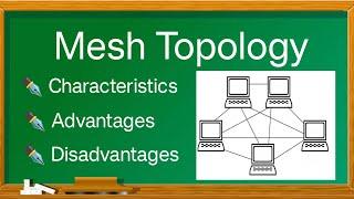 Mesh Topology in Computer Network| Mesh Topology| Its characteristics| Advantages| Disadvantages|