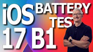 iOS 17 Beta 1 Battery Performance Test.