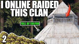I ONLINE RAIDED THE CLAN WHO BUILT NEXT TO ME | Solo Rust