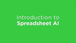 Spreadsheet AI