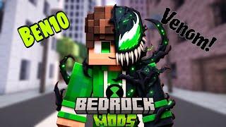 MINECRAFT ADDONS: BEN10 VS VENOM  *  MCBE MODS  1.21+