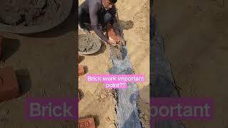 brick work important point #shorts #short #youtubeshorts #sitevisit