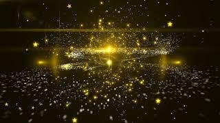 Yellow particles, starlight, gold particles,photography&video background