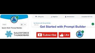 Get Started with Prompt Builder | Quick Start: Prompt Builder