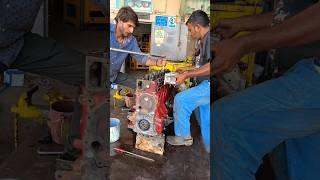 We Rebuilt a Truck Engine Using Only a DIY Tool Kit ! #engine #repair