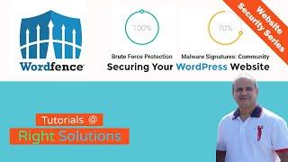 How To Secure Your WordPress Website  - Wordfence Security Plugin Tutorial