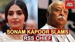 Sonam Kapoor Slams Mohan Bhagwat For Comments On Divorce: Regressive Foolish Statements