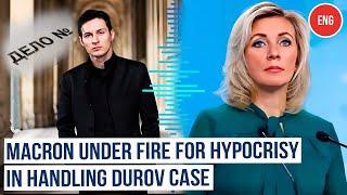 Macron accused of hypocrisy over Pavel Durov case by Russian Foreign Ministry Spokesperson