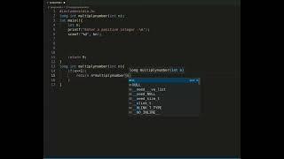 C Program to Find the Factorial of a Number using Recursion | c programming in Linux (day-49)