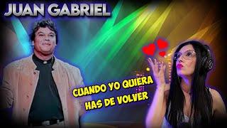 JUAN GABRIEL - Cuando yo quiera has de volver | Intérprete de teatro musical - REACCIÓN