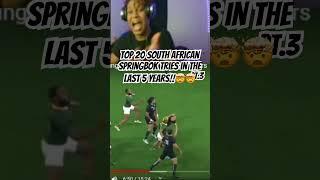 Top 20 South African Springbok Tries In The Past 5 Years!! #springboks #southafrica #rugby #fyp