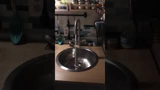 Skoolie Sink in Action!