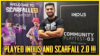 INDUS + SCARFALL 2.0 SURAT PLAYTEST | INDUS GAMEPLAY | SCARFALL 2.0 MUMBAI MAP !!! 