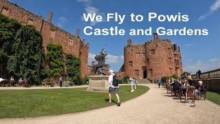 Flight to Welshpool Airfield where we visit Powis Castle