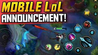 LOL Mobile: Wild Rift - Pre-Alpha Footage (Alpha Test)