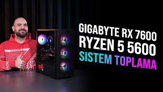 RX 7600 SİSTEM TOPLUYORUZ! KUARK-QUID | GIGABYTE RADEON RX 7600 - AMD RYZEN 5 5600 #pcbuild