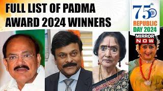 Padma Award 2024 Winners: Check Full List Of Padma Shri Awardees For The Year Of 2024 | Top News