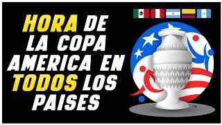 A QUE HORA COMIENZA LA COPA AMERICA 2024| Hora de la copa america 2024 en todos los países!