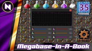 2700 Science / Min Megabase Is Working! | #35 | Factorio Megabase-In-A-Book Lets Play