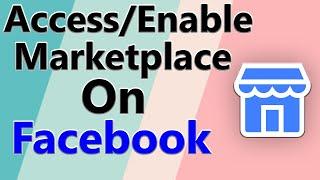 how to access Marketplace on Facebook | how to get Marketplace option on Facebook | F HOQUE |