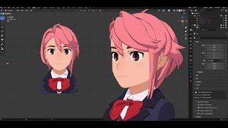 How to make anime characters in Blender ｜ dandadang